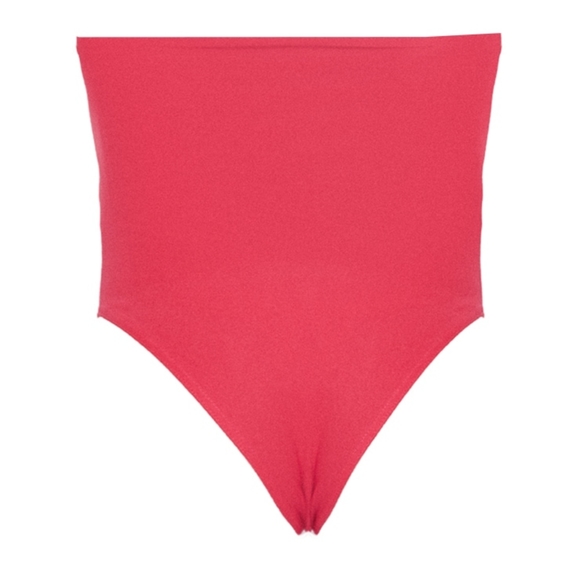 NWT PRETTYLITTLETHING Hot Pink Halterneck Bodysuit - Picture 4 of 7